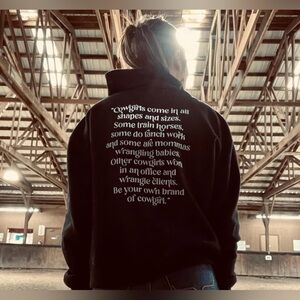Be Your Own Brand of Cowgirl Cropped Hoodie